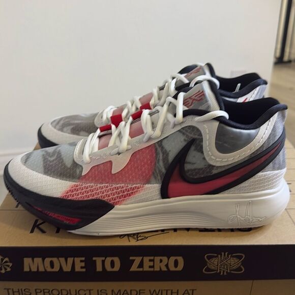 NEW-Nike Air Zoom Kyrie 8 - University Red & Black- Men’s Size 11 - Picture 1 of 8